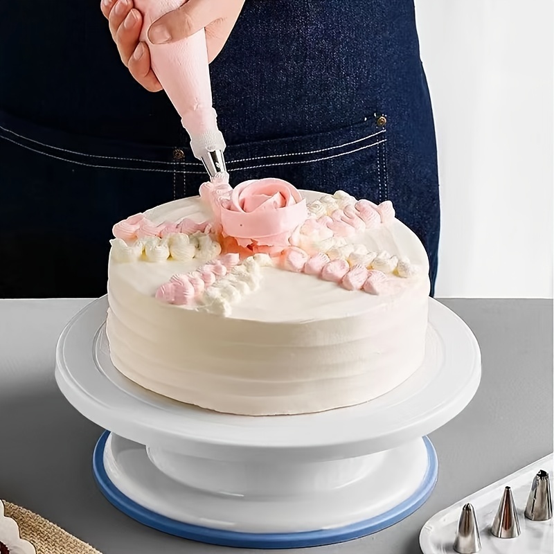 Rotating Cake Turntable Turns Smoothly Revolving Cake Stand - Temu