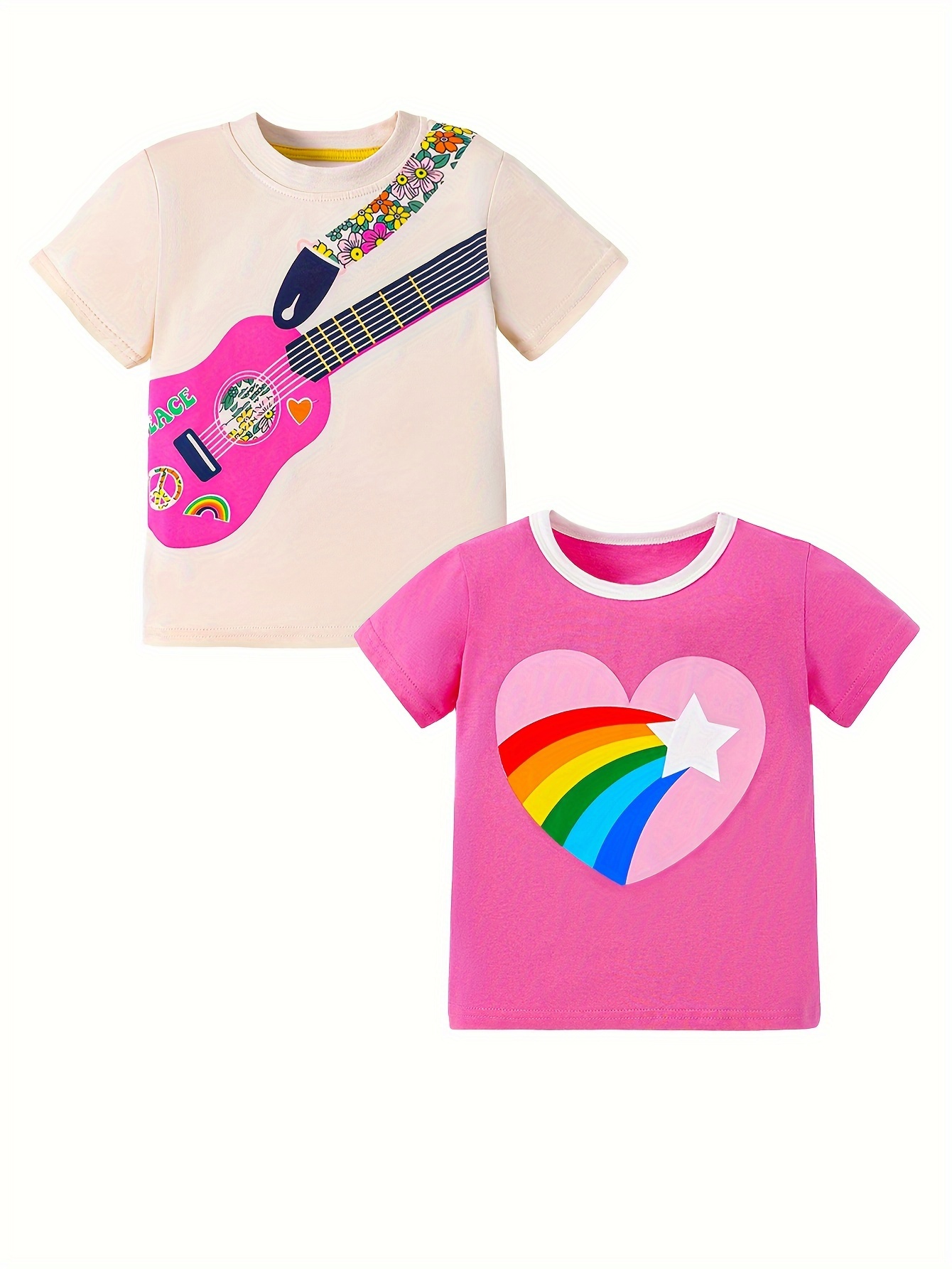 Summer Children Short Sleeve T-Shirt Baby Girls Cotton Tops