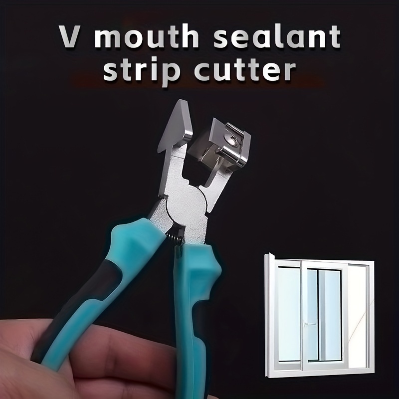 1pc 90 Degree Window Seal Hair Scissors V-Shape Rubber Strips Scissors Tool