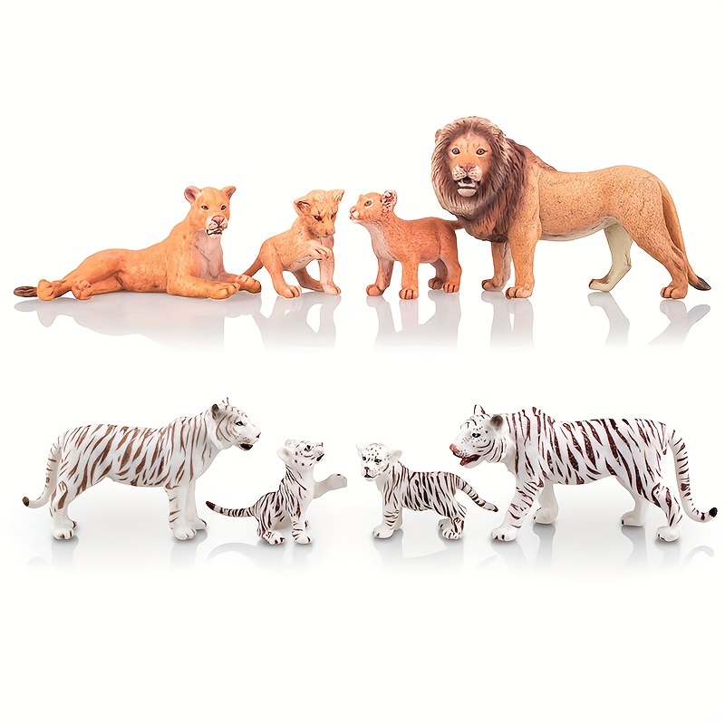 Juego de 12 mini figuras realistas de animales de granja, juego de  decoración de pastel para niños y niños pequeños