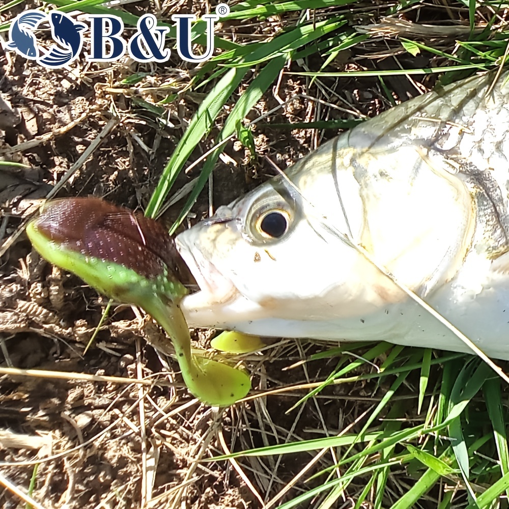 Catch Bass B u Soft Fishing Lures Frog Baits Silicone - Temu