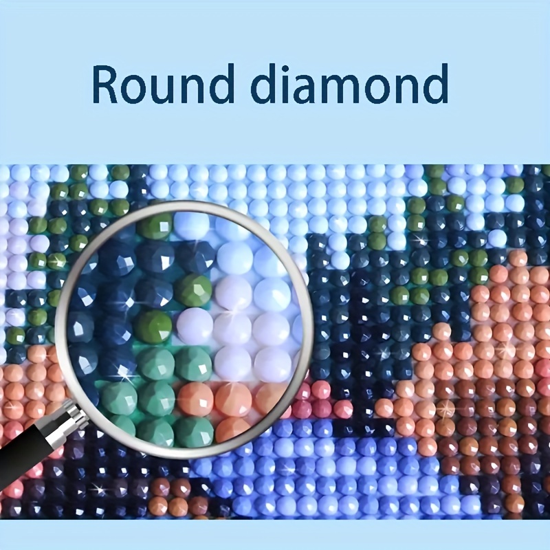 Diy 5d Frameless Diamond Painting Cartoon Series Under The - Temu