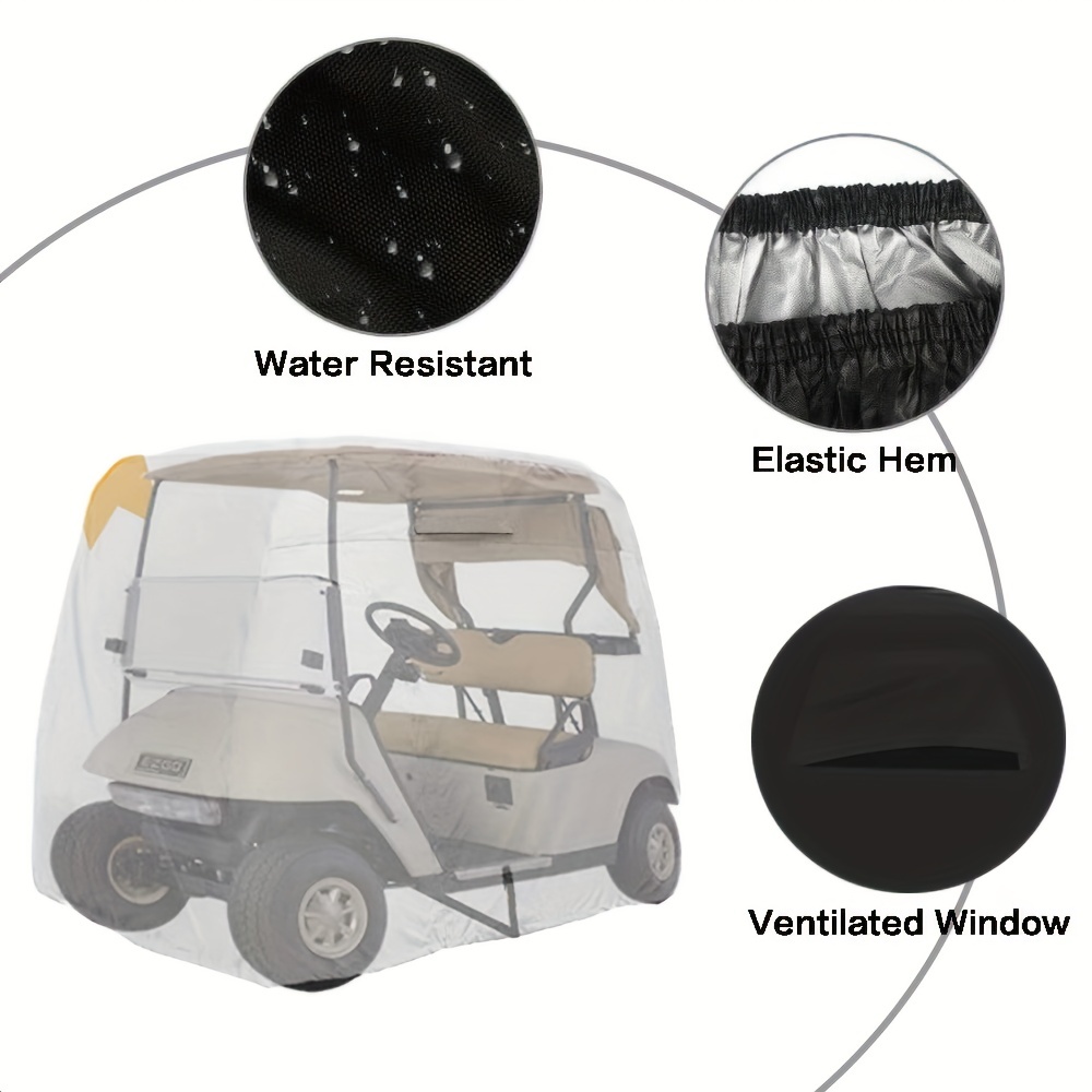 Housse de voiturette de golf imperméable à l'eau, protection