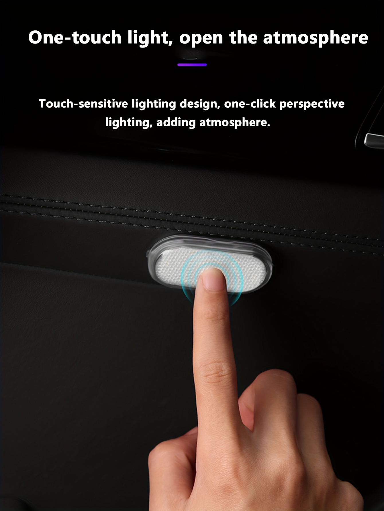 Lampe de lecture LED pour intérieur de voiture, aimant de chargement  automatique USB, lumière de jour Portable pour coffre de véhicule,  éclairage de