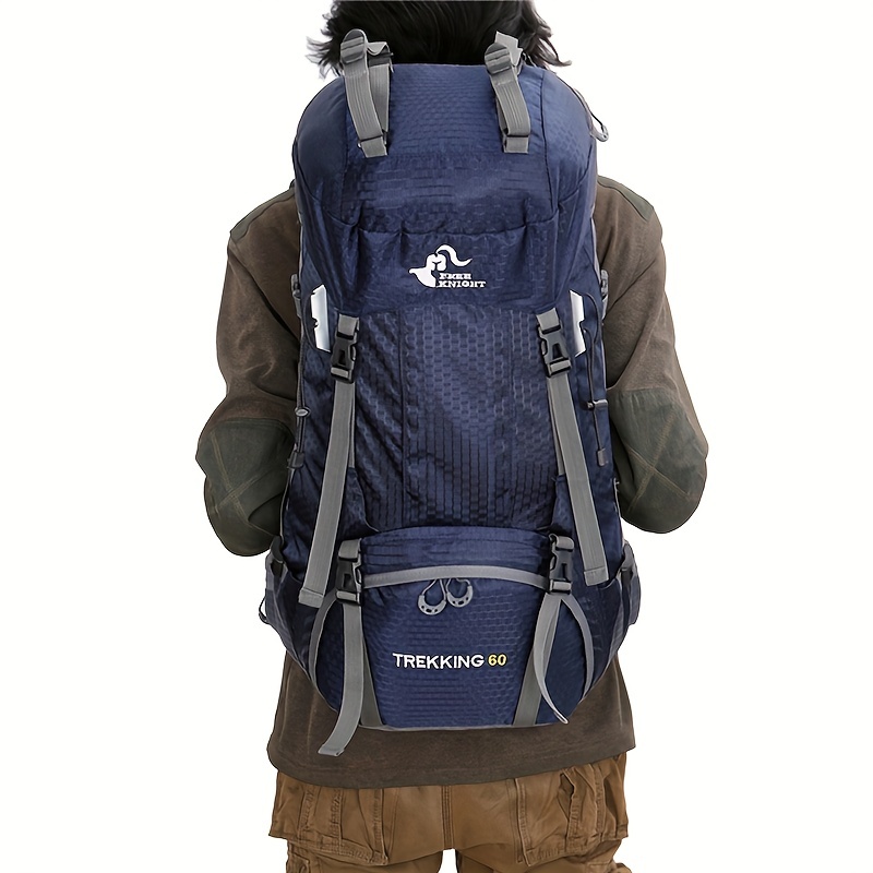 Mochila deportiva de 60L para hombre, bolsa impermeable para deportes al  aire libre, Camping, senderismo, viaje, Trekking BANYUO