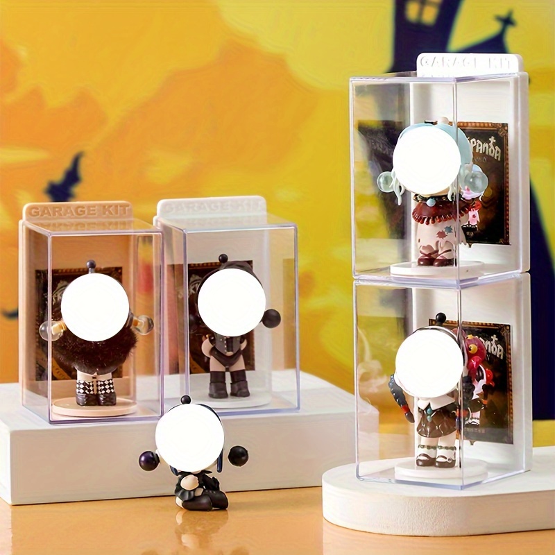 Vitrina de acrílico para mini figuras Funko Pop, vitrina para mini figuras  Funko Pop, caja de almacenamiento transparente organizador para mini