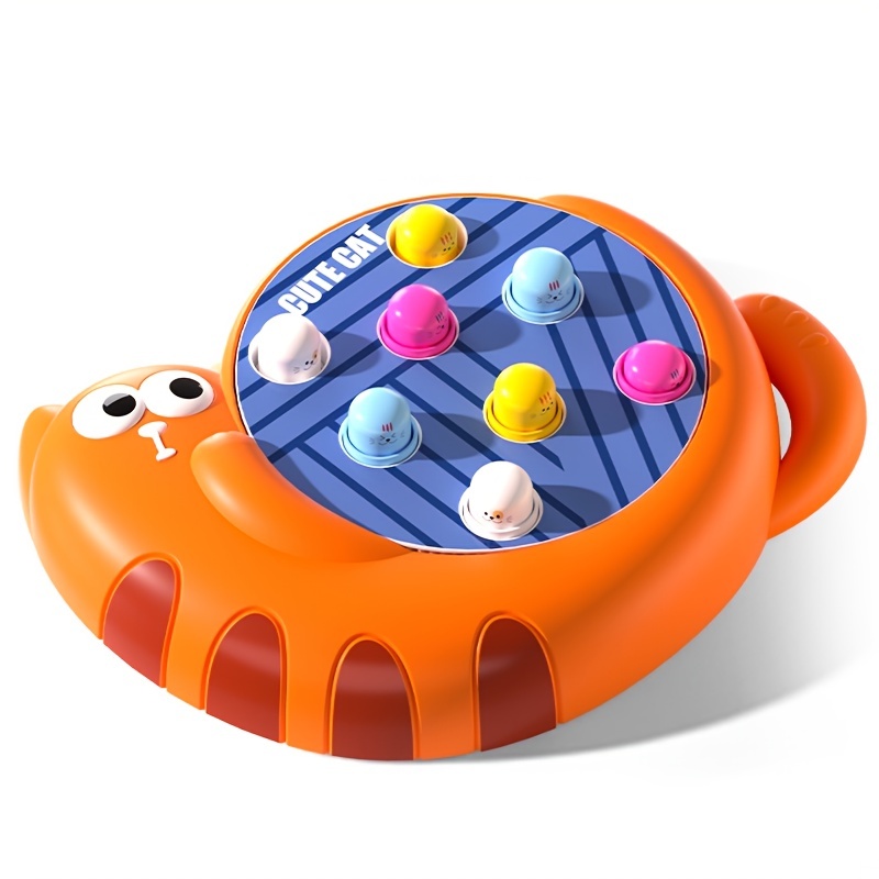  Juego Whack A Mole, juguetes para niños y niñas de 3, 4, 5, 6  años o más, juguetes educativos interactivos para niños pequeños con 2  martillos, música y luz, modo PK