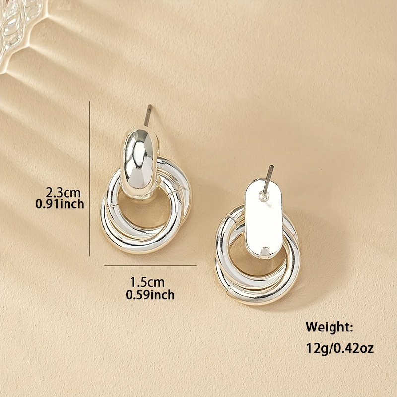 Stylish Golden Earrings for Unique Woman