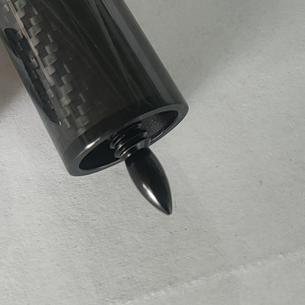 Carbon Fiber Billiard Rod Extension Rod 180mm 3K Diagonal Pattern Pool Cue
