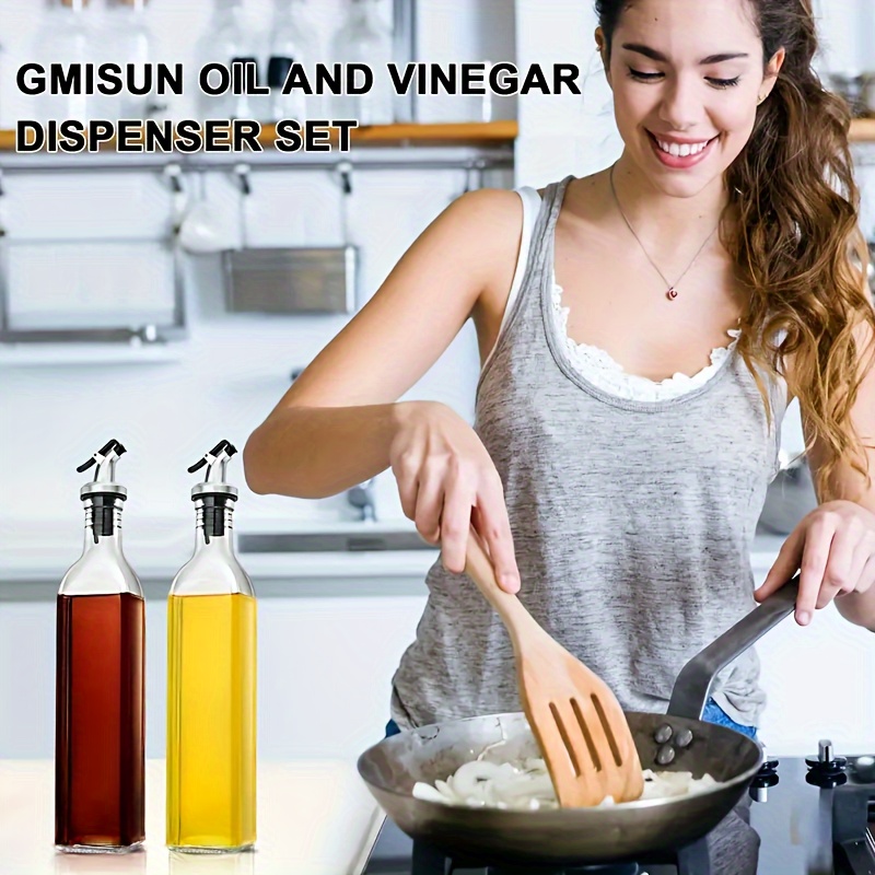 Bouteilles d'huile et de vinaigre et supports - Gadgets de cuisine -  Cuisine