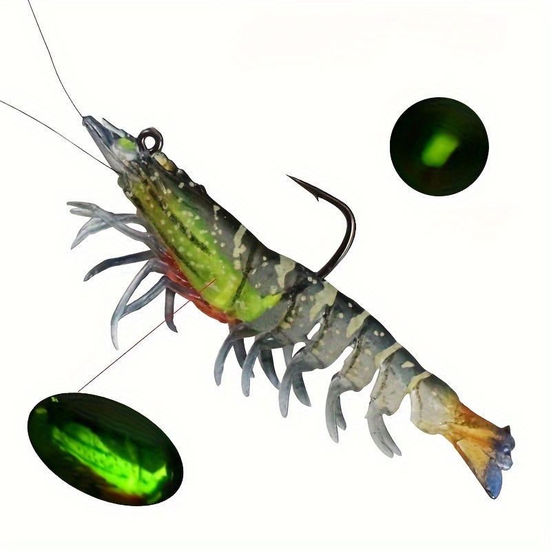 Soft Plastic Shrimp Pre rigged Trolling Swimbaits Fishing - Temu Canada