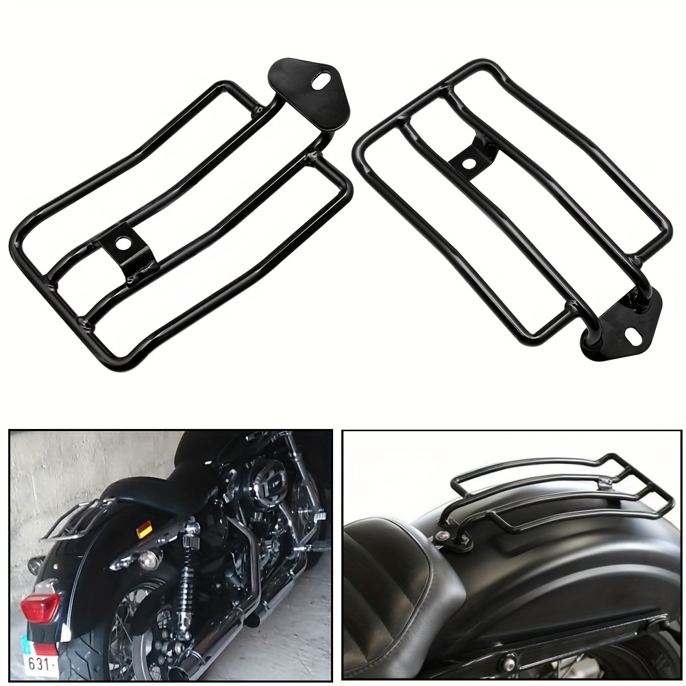 Boost Your Sportster Iron Xl 883 1200 With This Black Motorcycle Rear Solo  Seat Luggage Rack Support Shelf 2004 2019, Free Shipping, Free Returns