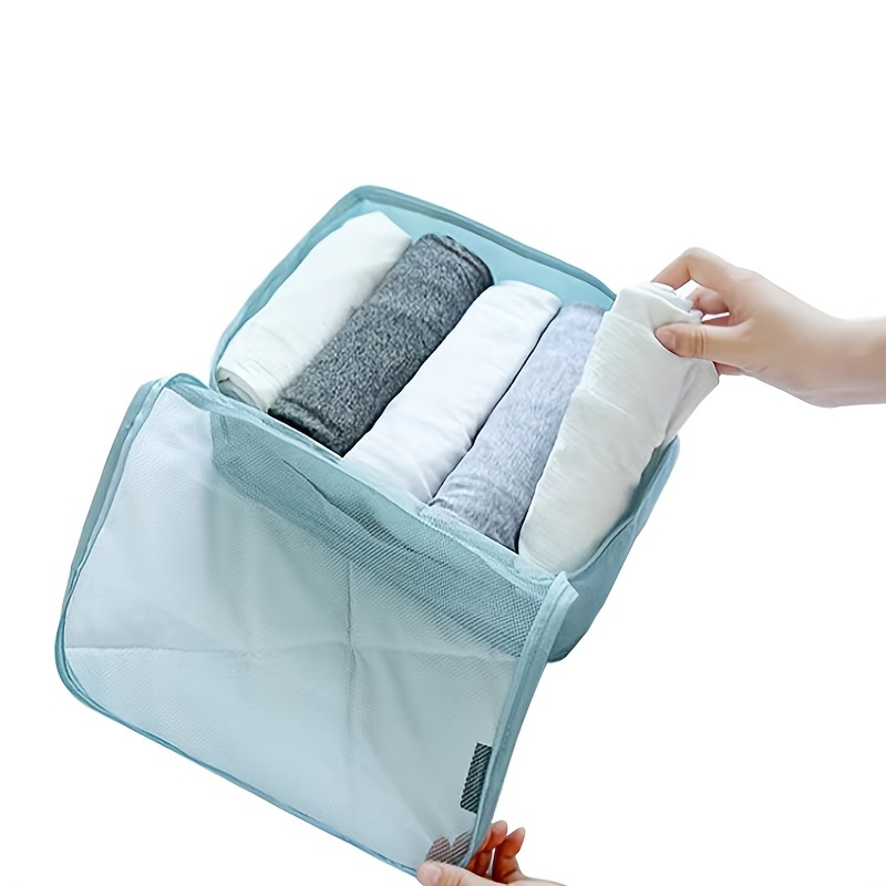 10x Package Travel Storage Bag Zipper Lock Clothes Underwear