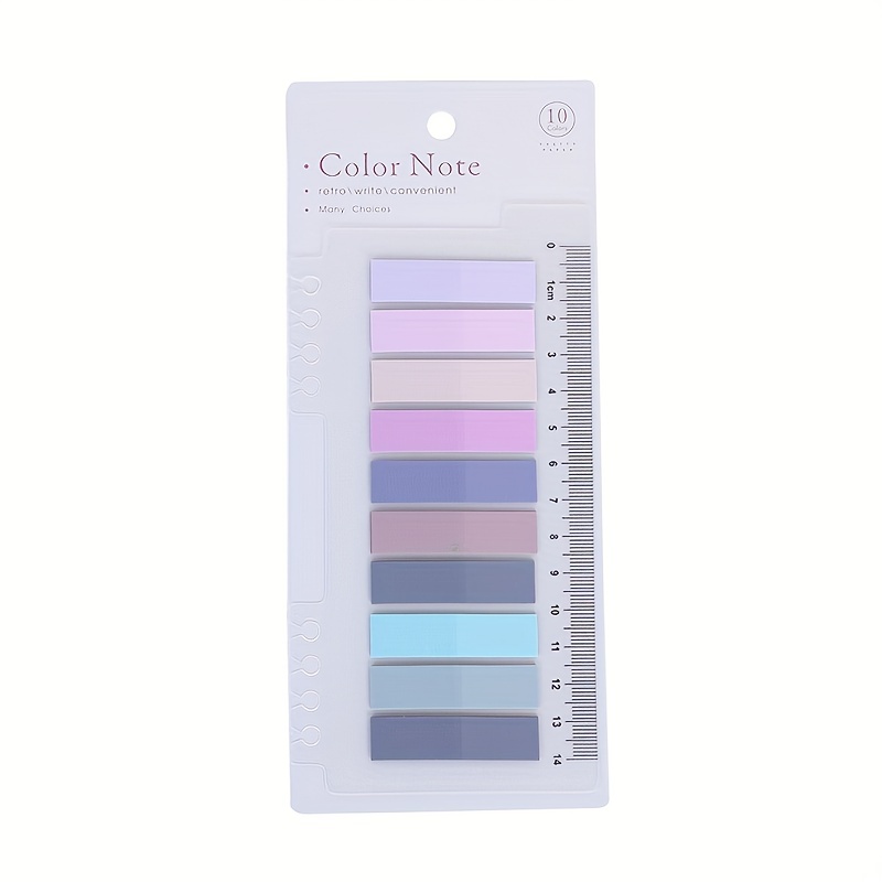 Sticky Tabs Index Tabs Book Tabs With 7 Color Writable - Temu