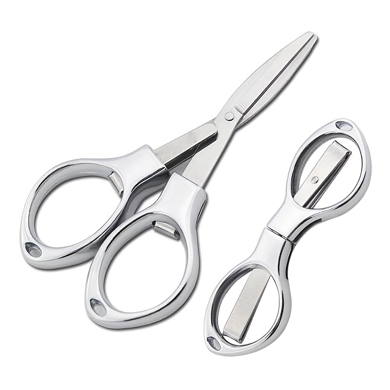 1/3pcs Stainless Steel Folding Scissors Travel Scissors Sewing