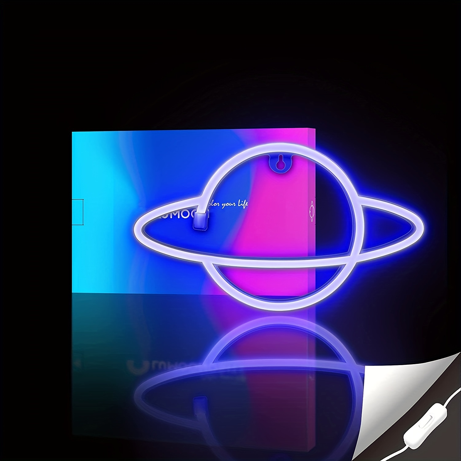 1 Stück Planet Neon Led licht Batterie /usb betriebenes - Temu Austria
