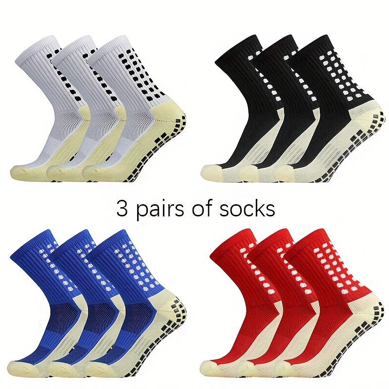 Men's Sports Grip Socks Soccer Socks Non slip Football Socks - Temu