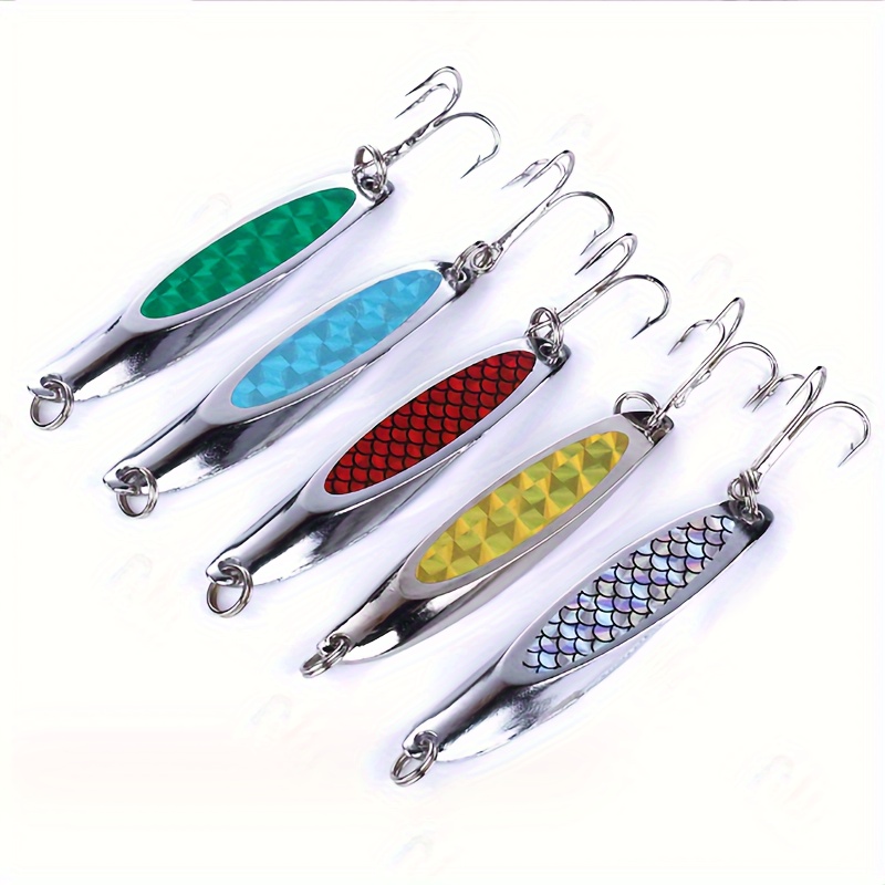 Spinning Spoon Lure Oblique Cut Fishing Spoon Fishing Tackle