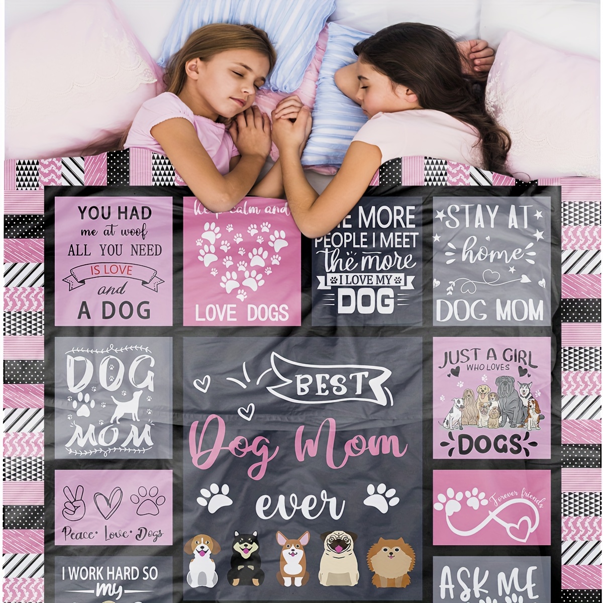 Dog Mom Gift Blanket Women's Gifts For Dog Mom Dog Mom - Temu