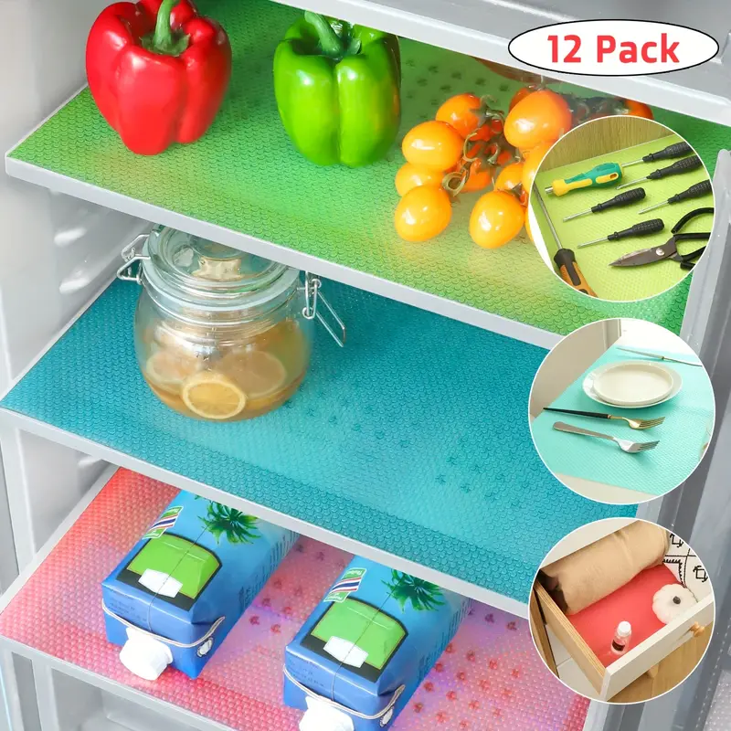 Washable Refrigerator Liners Organize Top Freezer Ease - Temu Canada