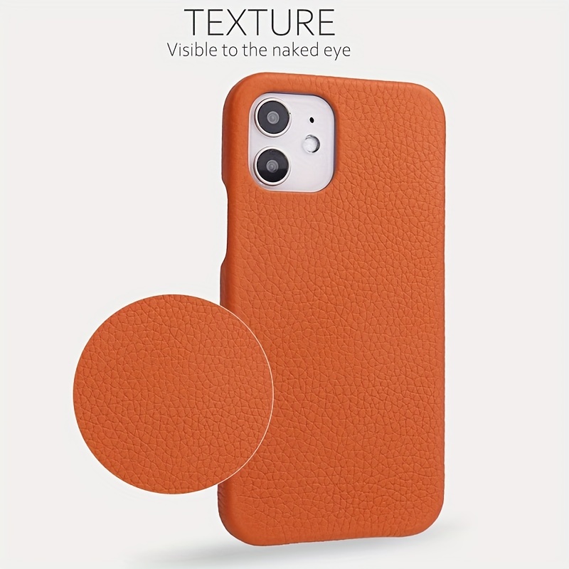 Shockproof Pu Artificial Leather Slim Phone Protector Case - Temu Bahrain