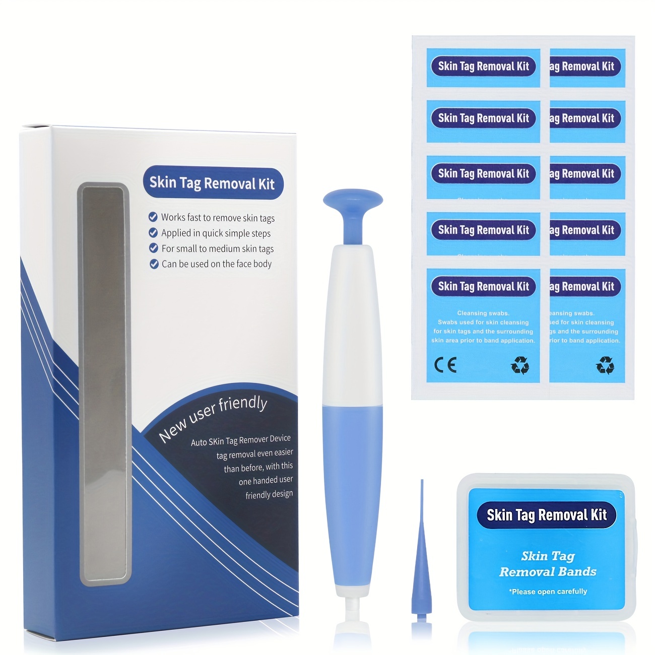Auto Skin Tag Remover Kit - Remove Moles, Warts & Stains