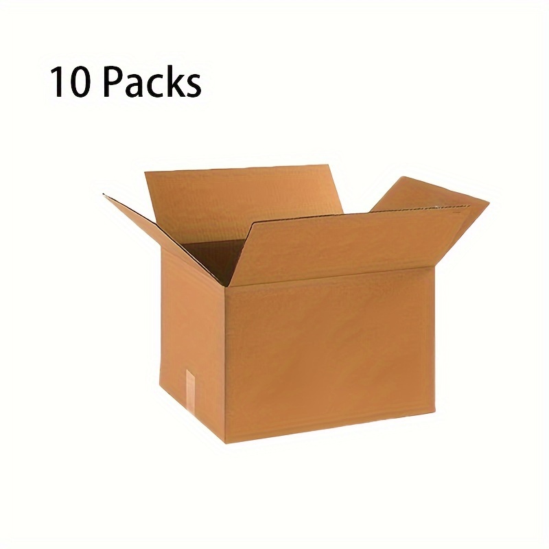 10 Paquetes Cajas Medianas 18l X 14w X 12h 3 Pisos Caja - Temu
