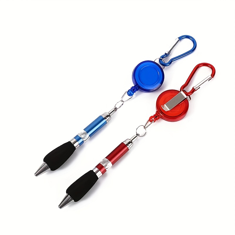 5pcs Retractable Pull Pen Clip Pen Retractable Reel Holder 3 In 1 Handy  Retractable Badge Reel Pen Belt Clip Keychain Clip With Retractable Pen For  Nurses Teachers Colleagues - Office & School Supplies - Temu