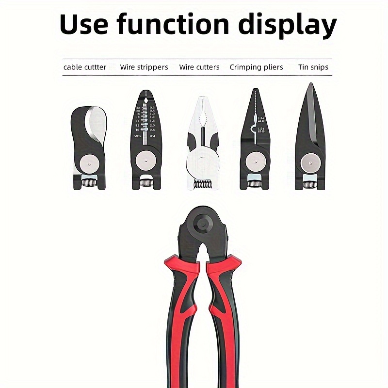 Tiger Pliers Multi functional Steel Wire Pliers Wire - Temu