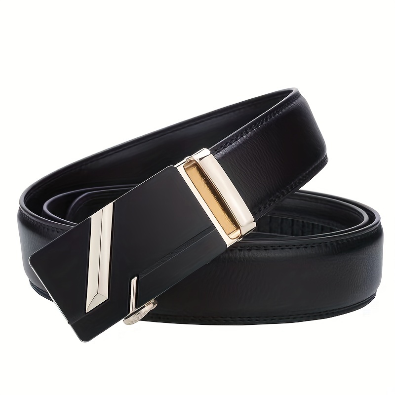 Classic Automatic Belt Business Cowhide Leather Belt