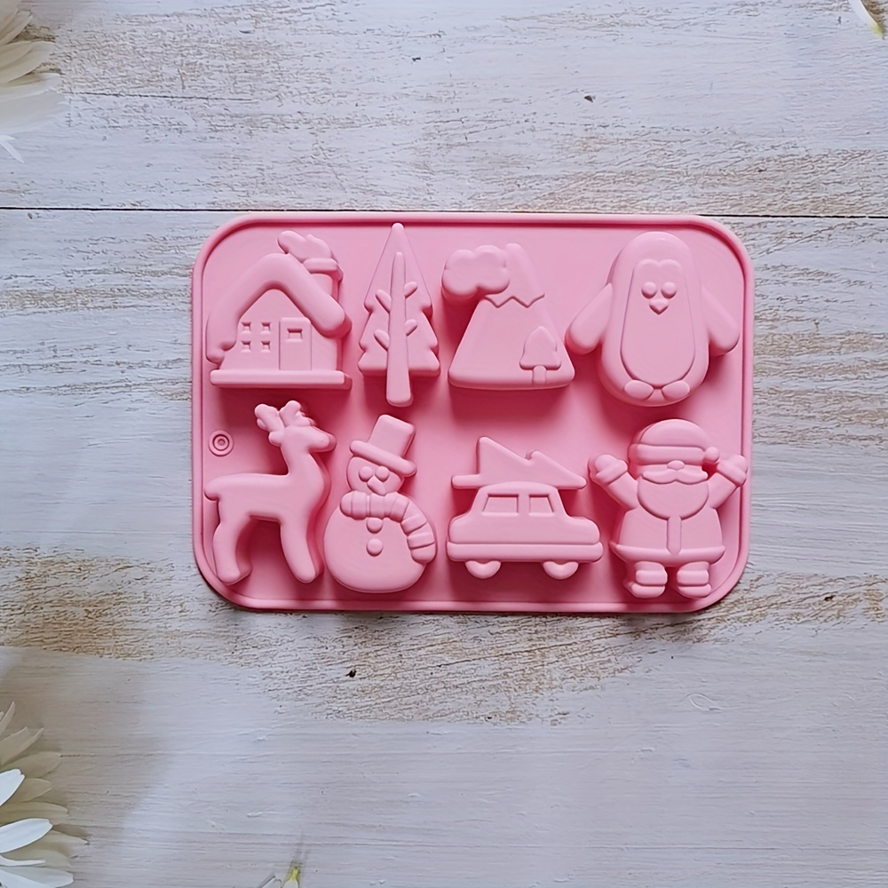 8 cavity Silicone Rectangular Cake And Chocolate Mold For - Temu