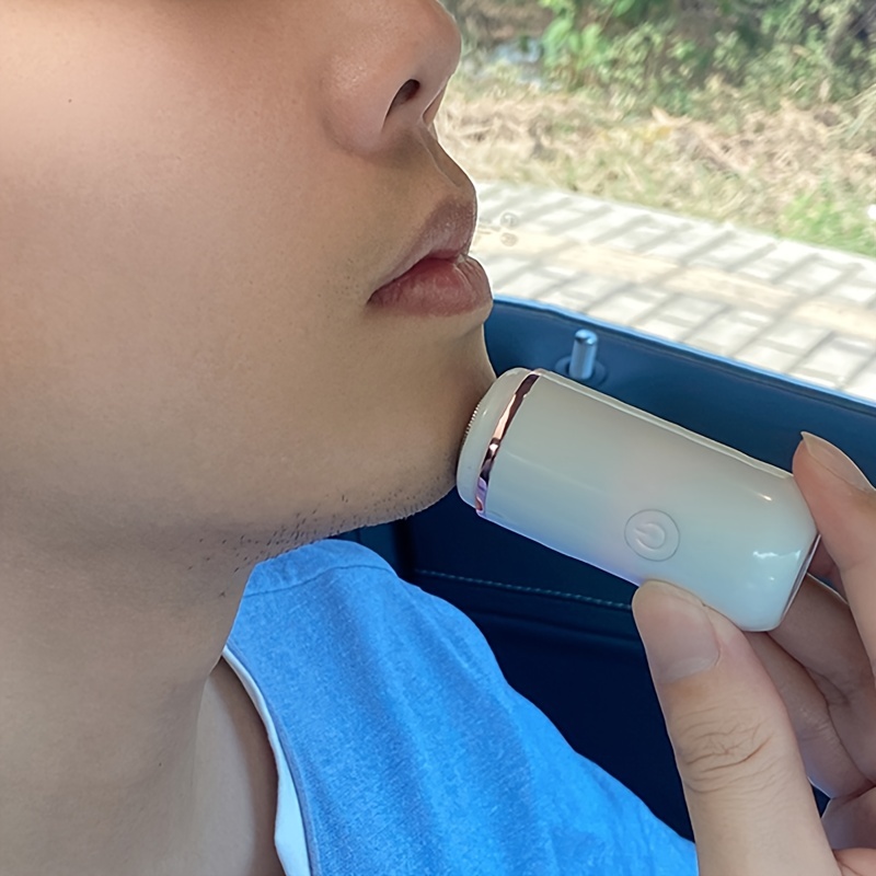 Mini Afeitadora Eléctrica Para Hombres Recargable Con - Temu