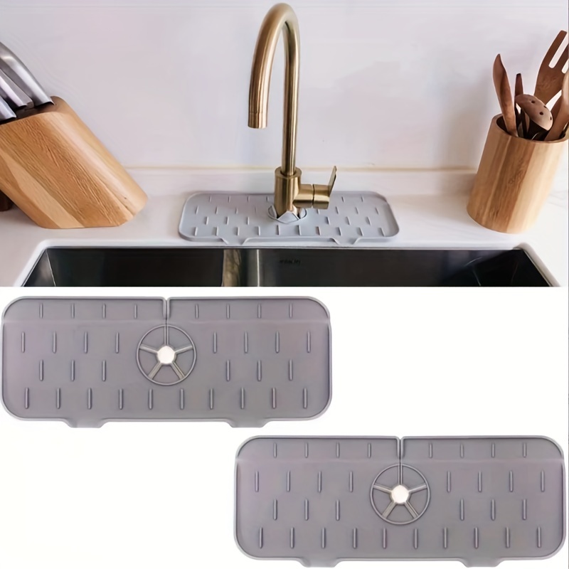 One silicone drain pad anti splash silicone pad kitchen bathroom