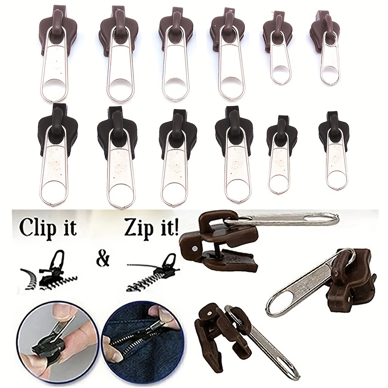 252Pcs Zipper Repair Kit, Zipper Replacement Zipper Pulls, Zipper Fix  Replacement Zipper Slider Set with Installation Pliers for Jacket Backpack