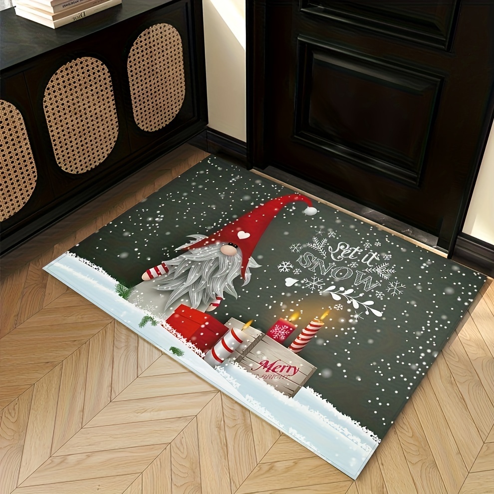 Floor Mat Entrance Door Mats Super Water Absorption Carpet Kitchen Rugs  Doormat For Living Room Home Entrance Door Floor Blanket Gold welcome  50*80cm 