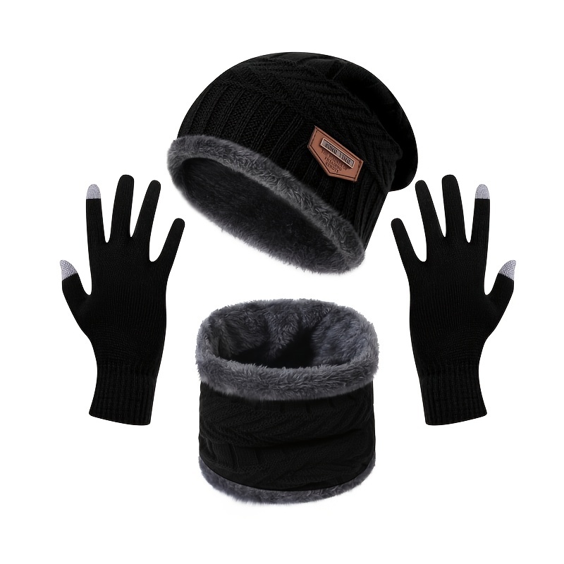 - Winter Temu Thick Brimless Winter Knitted Hat Hat Women\'s
