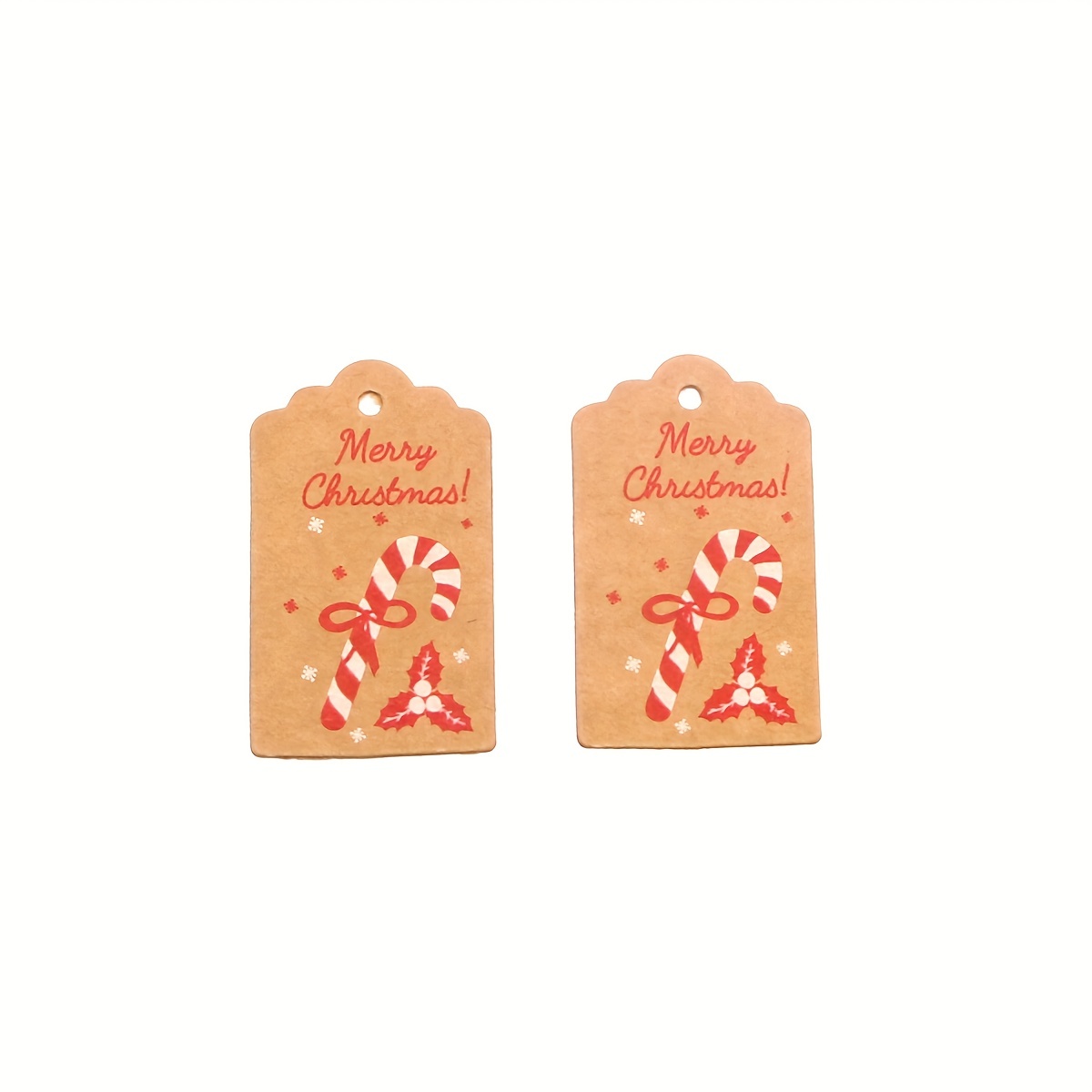 Kraft Paper Christmas Gift Tags In 12 Patterns With to And - Temu