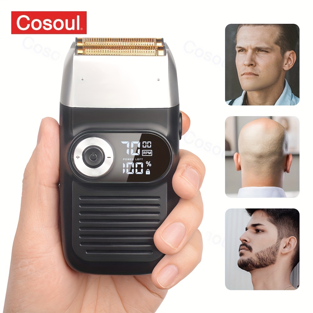 Mini afeitadora portátil para hombres Electric Razor USB recargable de  bolsillo tamaño Beard Trimmer