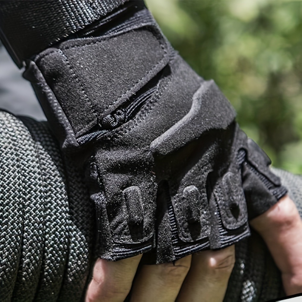 ARTOP Gants Militaires Combat Tactiques pour Hommes, Gants Sport Eté pour  Moto Motocross Scooter Cyclisme de Protection Anti-Coupe