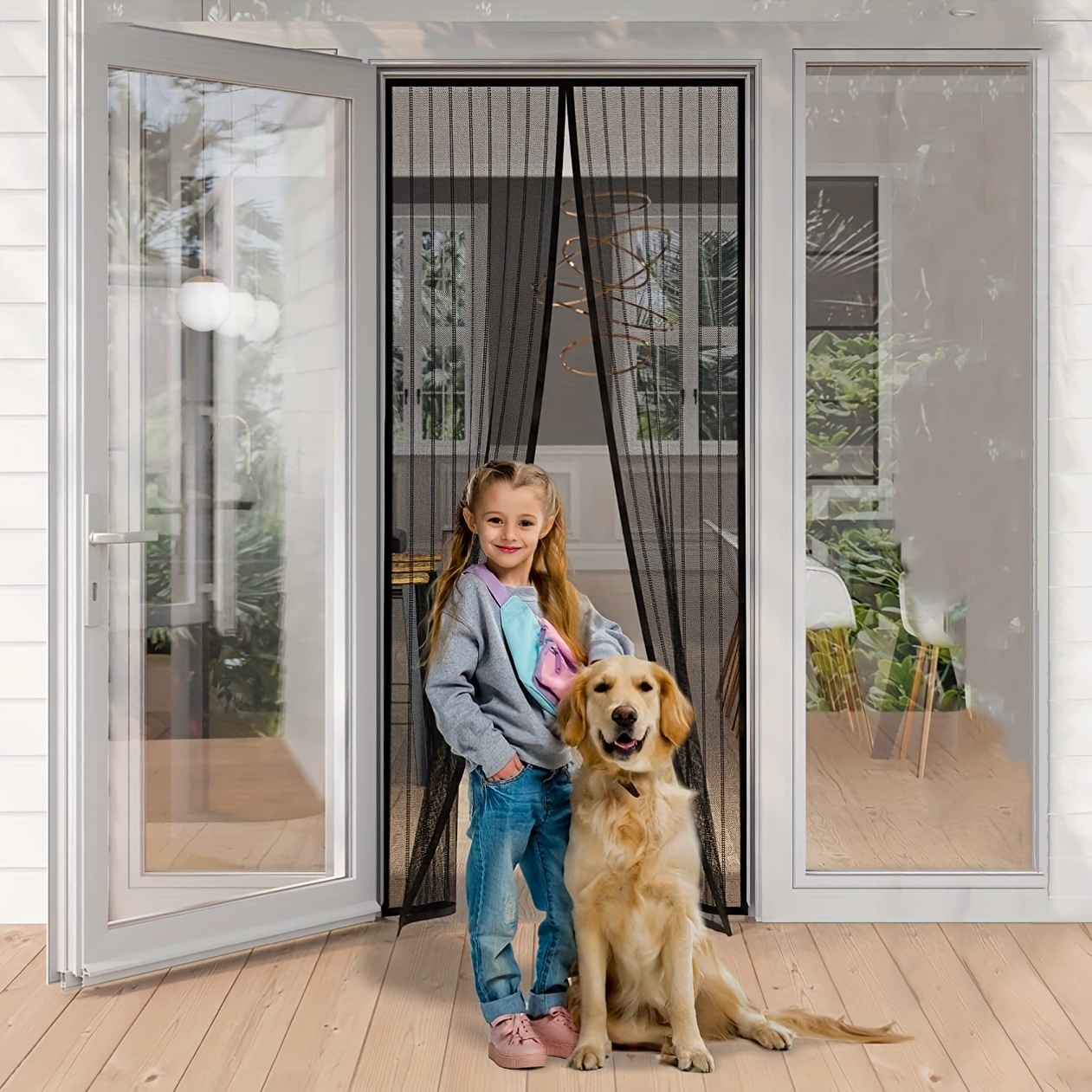 Reißverschluss-Fenster-Netz, DIY Box Magische Aufkleber Mesh Vorhang Anti- Mücken-Fensterschutz geeignet für Familien Büro verschiedene Fenster - e  150 x 180 cm : : Baumarkt