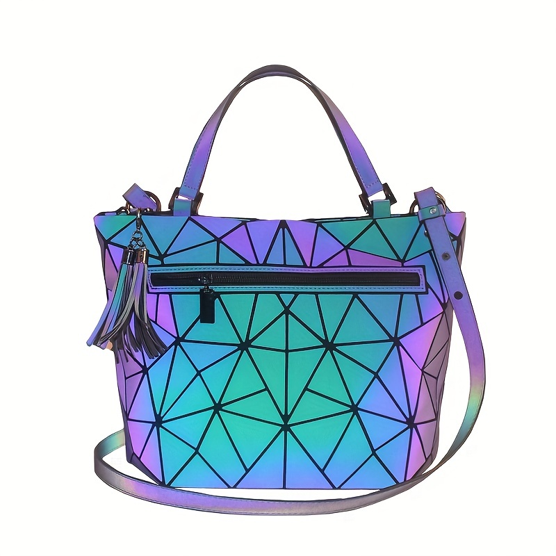 Geometric Pattern Dome Bag