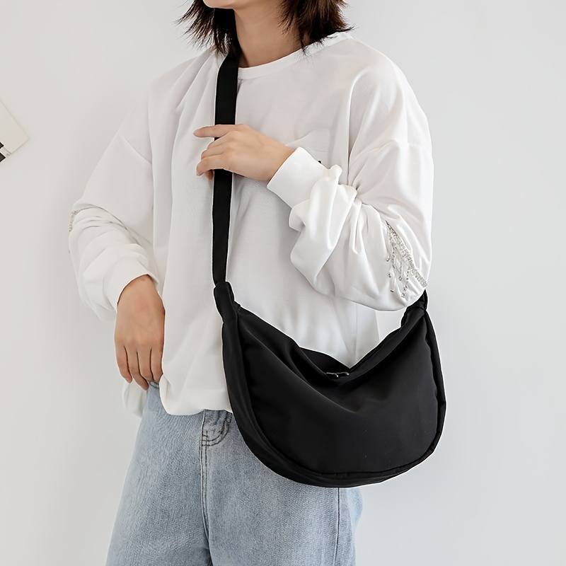 Mujer Bolso Bandolera Nylon Simple Moda Sólido Bolsa Hombro - Temu Mexico