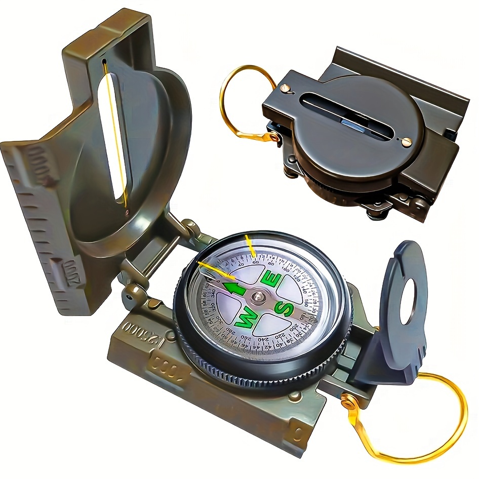 Outdoor Navigation Compass, Shockproof Compass Military Walking Compass  Pocket Compass Children's Compass, Waterproof Compass for Hiking, Camping  and