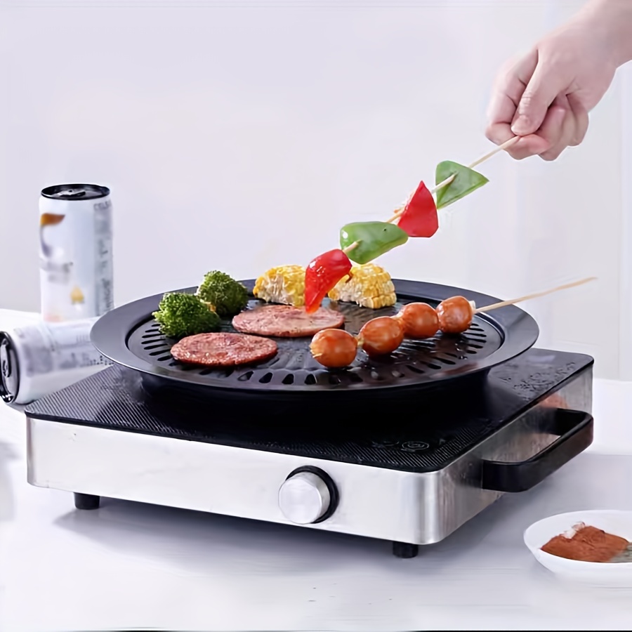 Kitchen + Home Stove Top Smokeless Grill Indoor BBQ, Stainless
