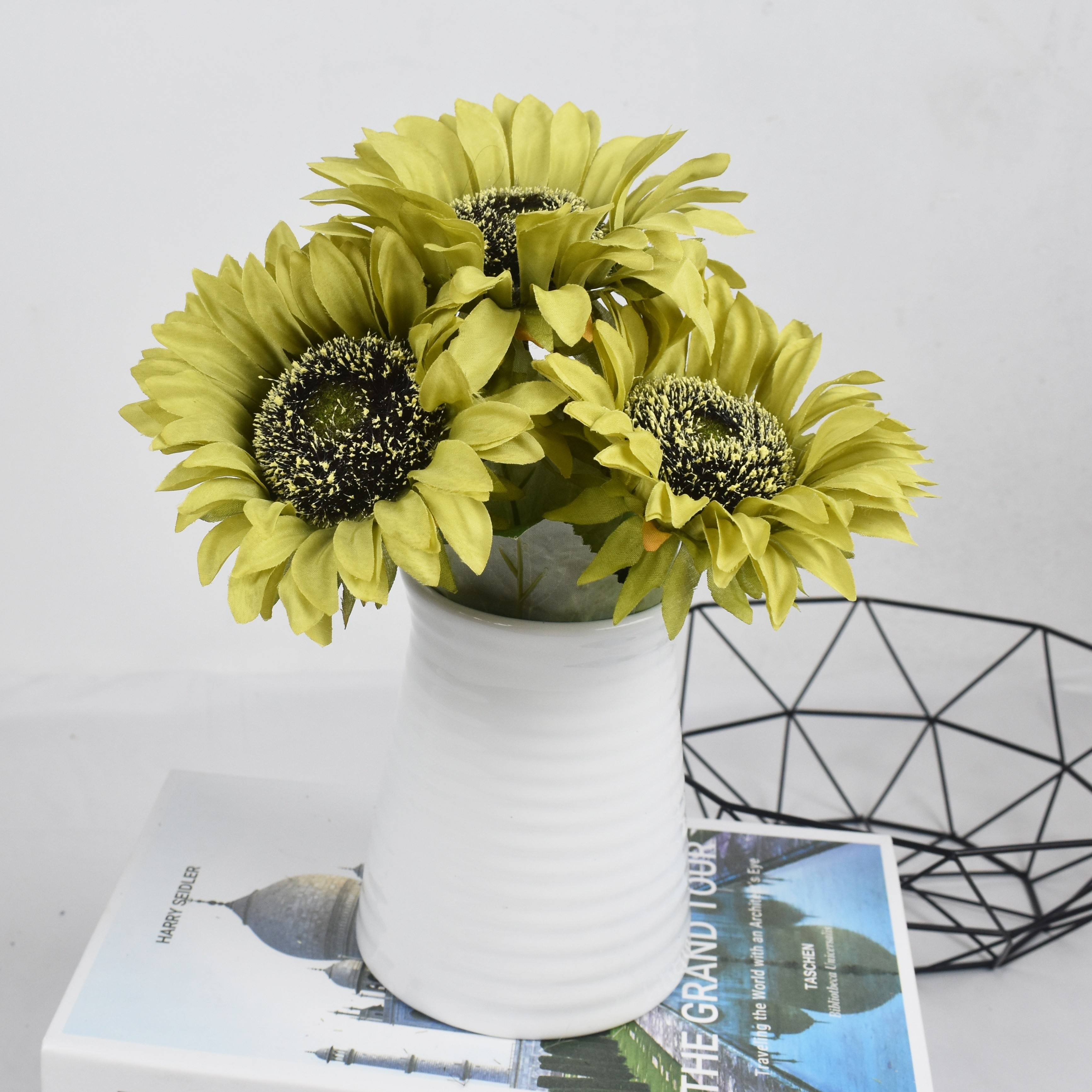 Sunflowers Artificial Flowers Bloom Long Stem Artificial - Temu United Arab  Emirates