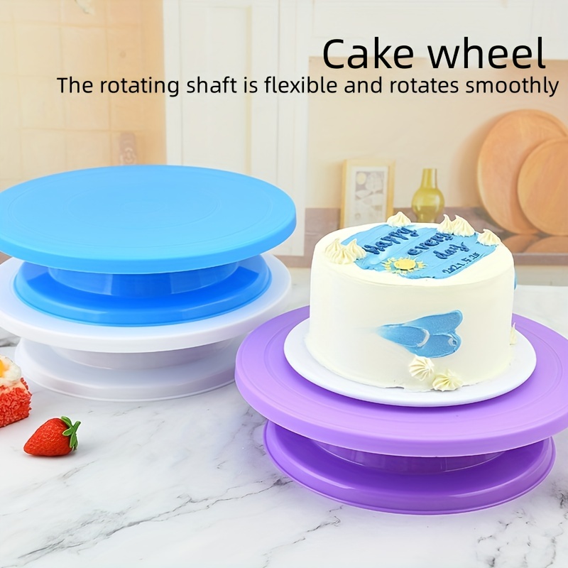 Cake Turntable Decorating Table Decorating Table Household Tools For Cake  Making Site Tray Rotating Set Baking Birthday - Temu Mexico