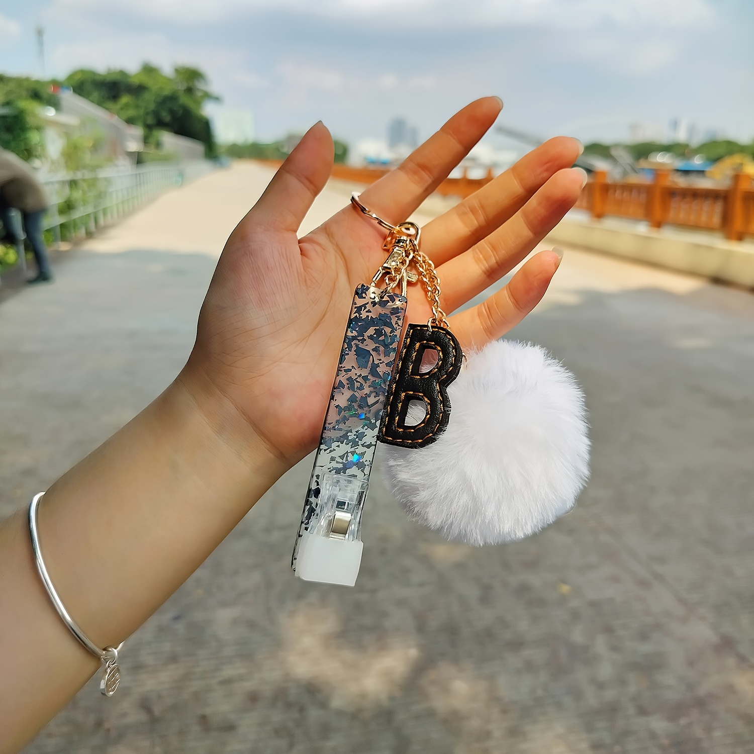 Card Grabber Bracelet Keychain For Long Nails Acrylic Credit - Temu