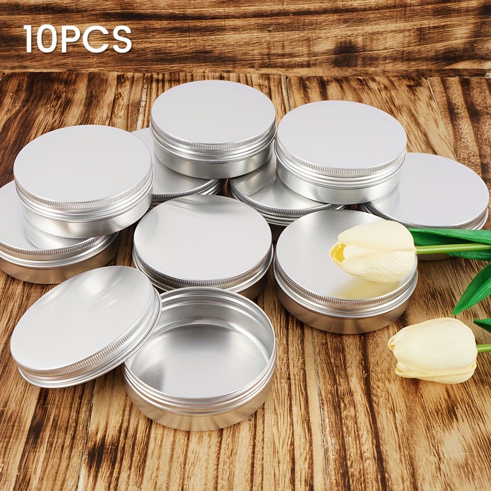 Small Aluminum Containers With Plastic Lids Or Cardboard - Temu