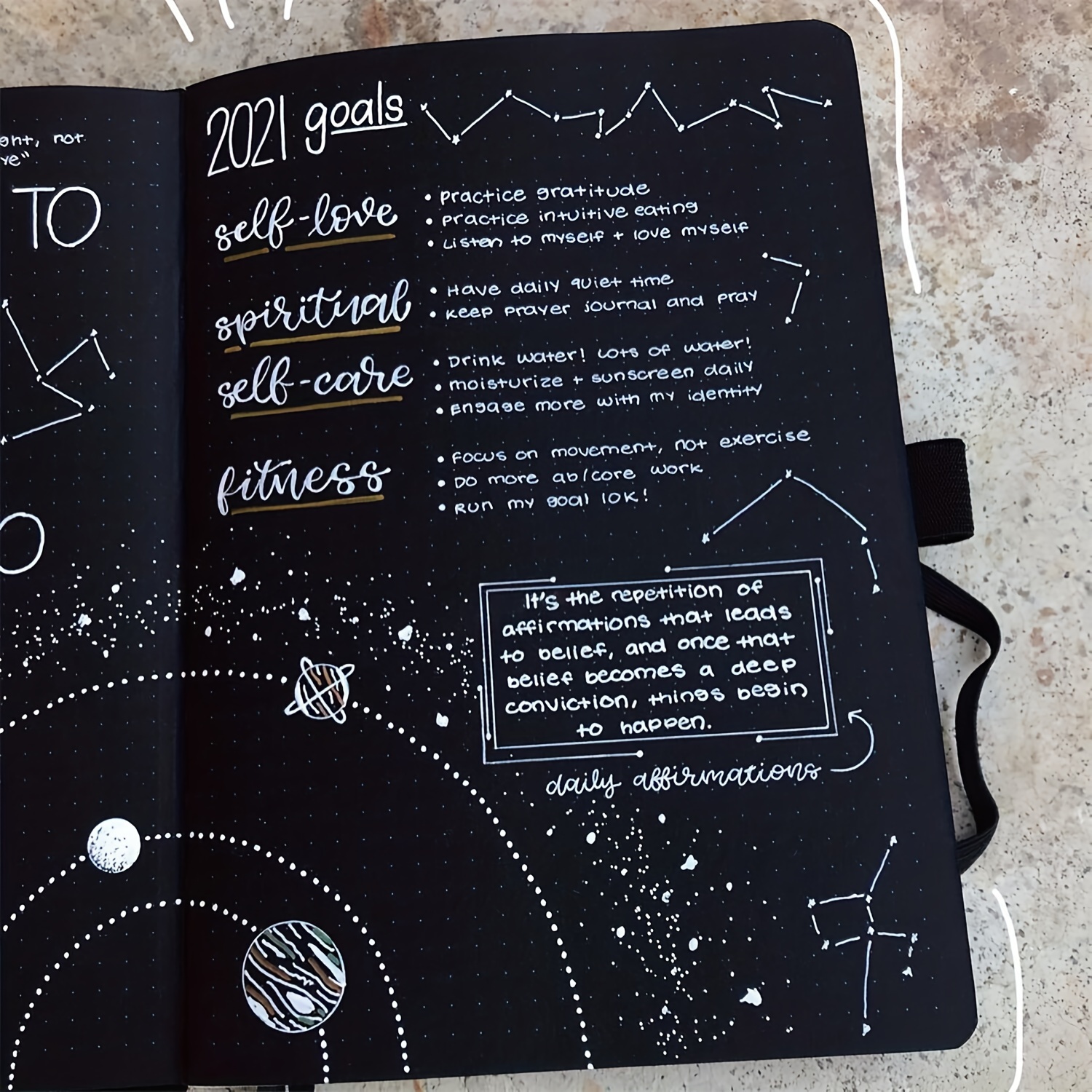 Black Paper Bullet Dotted Journal 160 Pages Dot Grid - Temu United