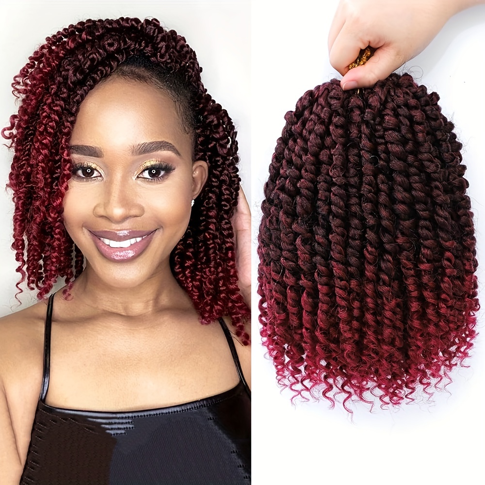 Passion Twist Crochet Hairpieces 12 Strands Pre twisted - Temu United Arab  Emirates